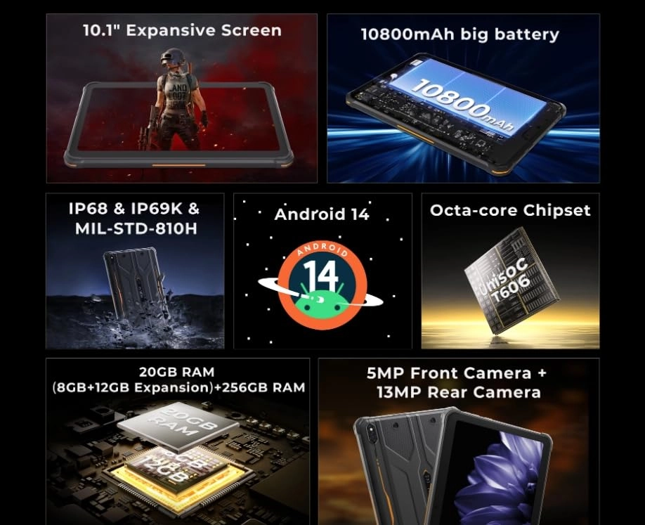 R10 Pro - 8GB 10.1'' 256GB