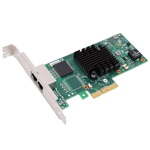 Gigabit Dual RJ45 Ports NIC - PCIE 2.0 X4 Ethernet