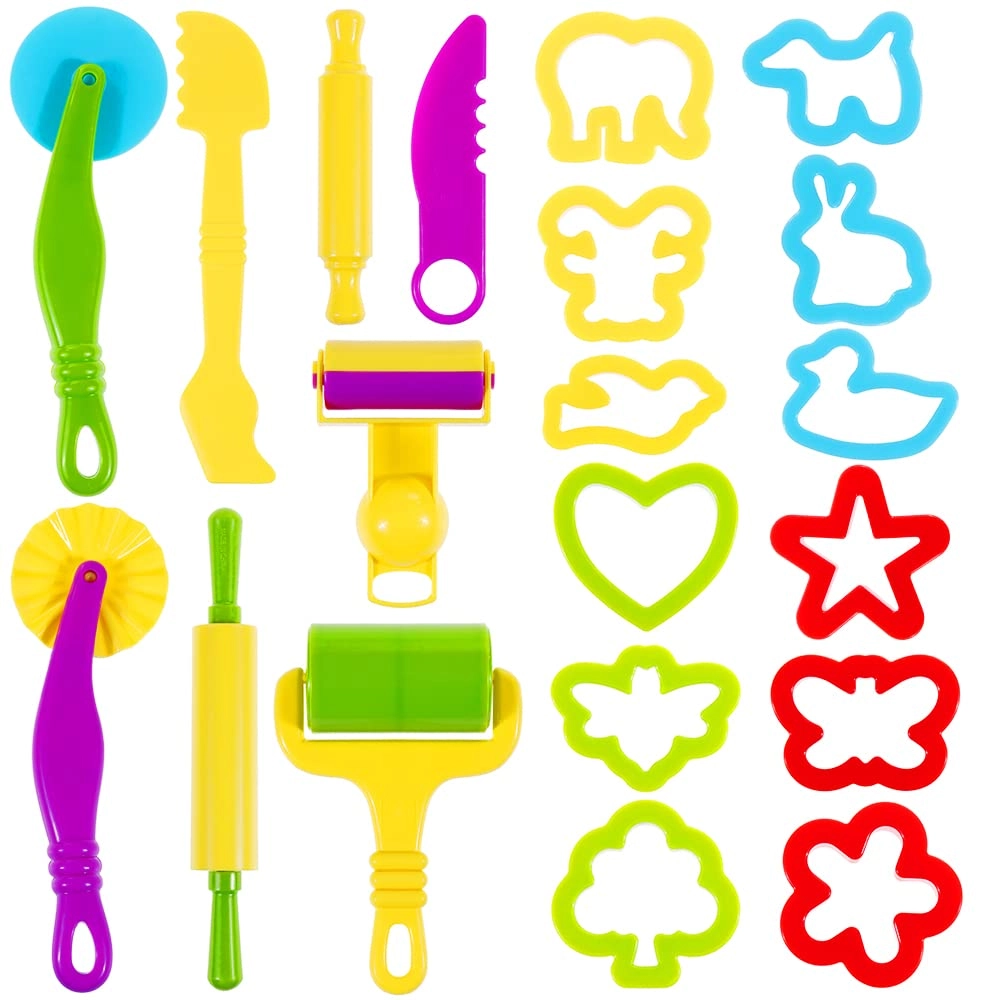 Lictin Clay Dough Tools Kit - Multicoloured