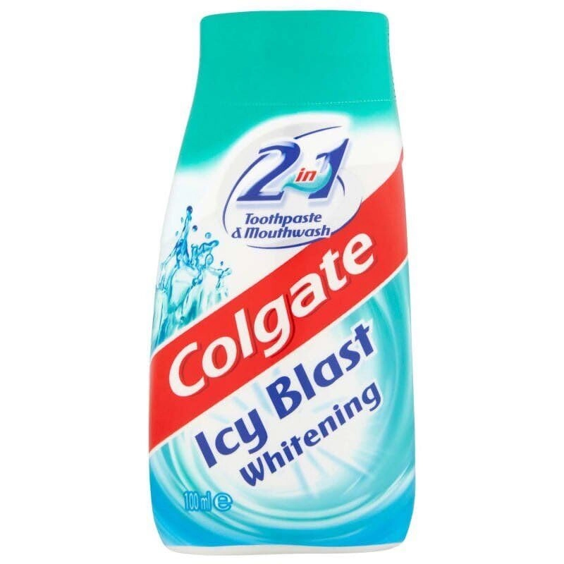 Colgate 2in1 Icy Blast Mint Toothpaste Adult 100ml