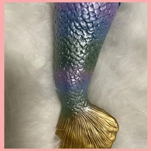 Reborn Baby Doll - 15 Inches Vinyl Handmade Hair Mermaid