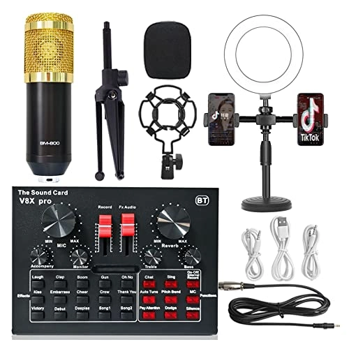 BM800 + V8XPRO + BG16 Wireless Microphone Bundle