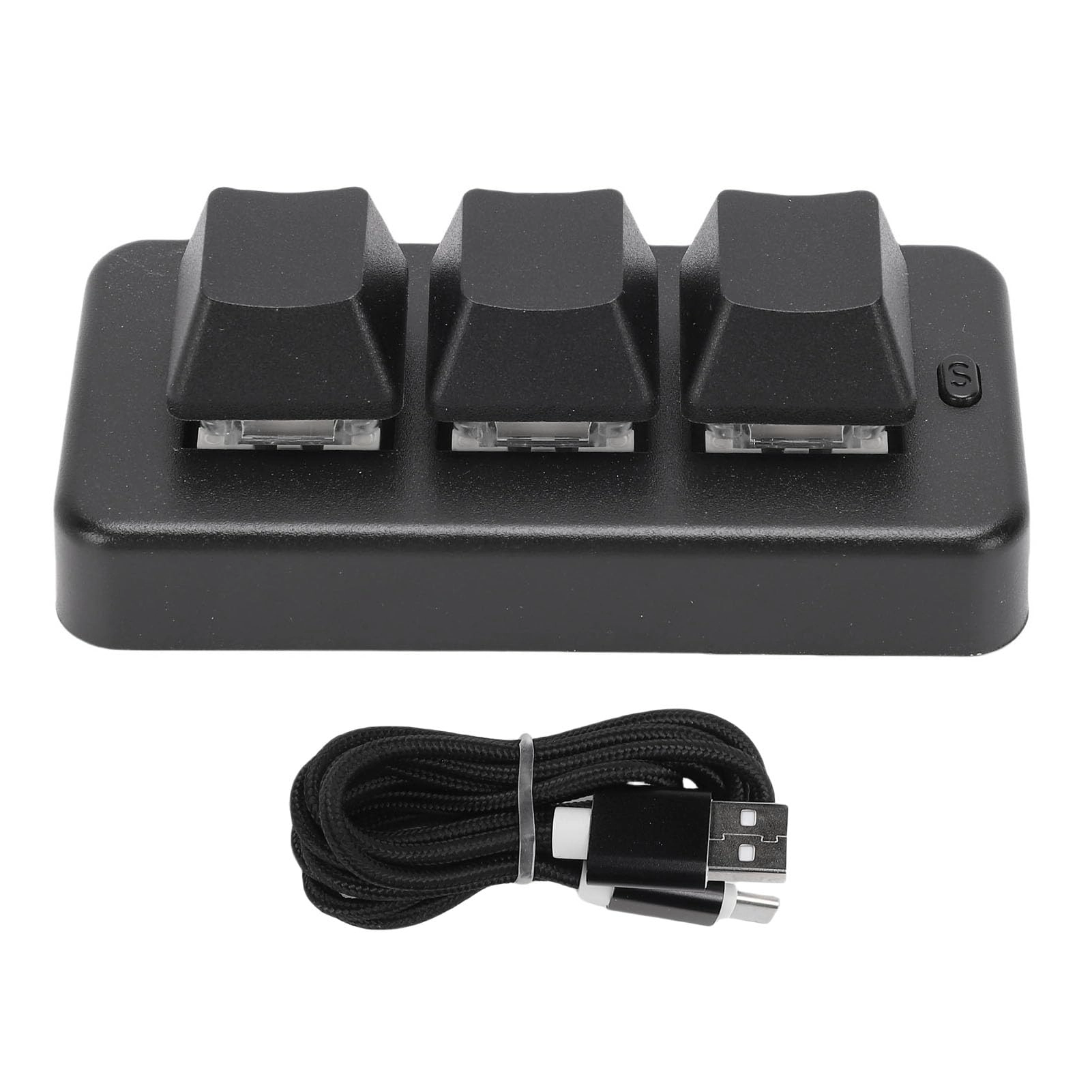 YUEHISY 3-Key Mechanical Keypad - Wired/Wireless