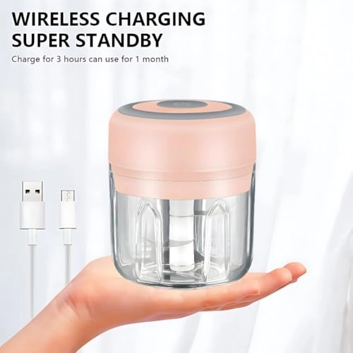 Mini Electric Food Processor - 250ML USB Charging