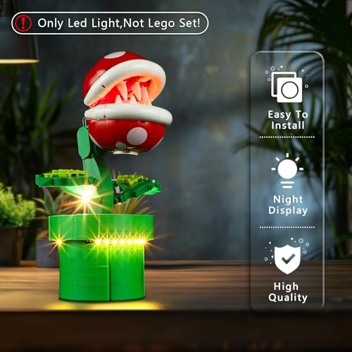 Light Kit - Lego 71426 Piranha Plant LED Lights Only