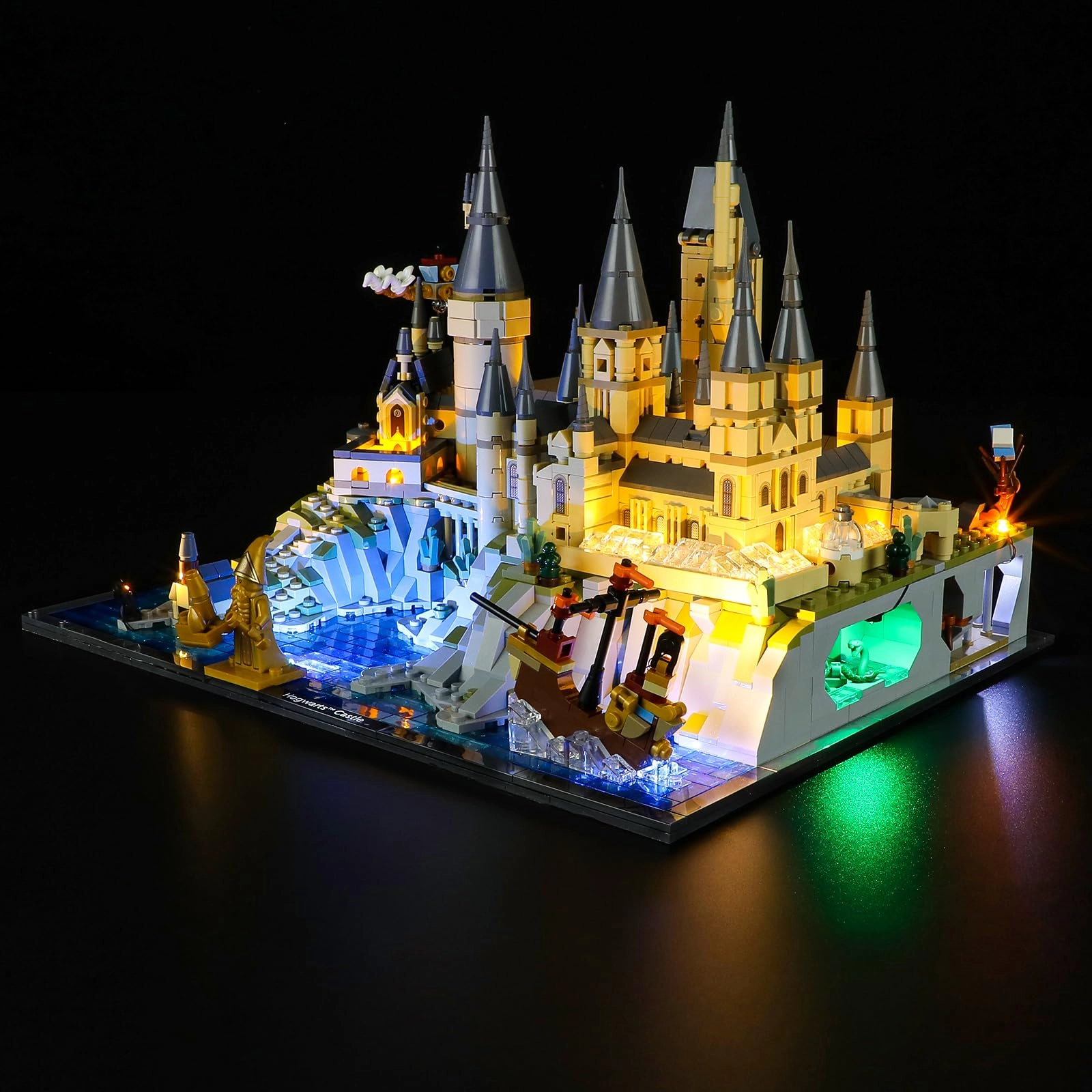 YEABRICKS LED Light Kit for LEGO Harry Potter Hogwarts Castle and Grounds 76419