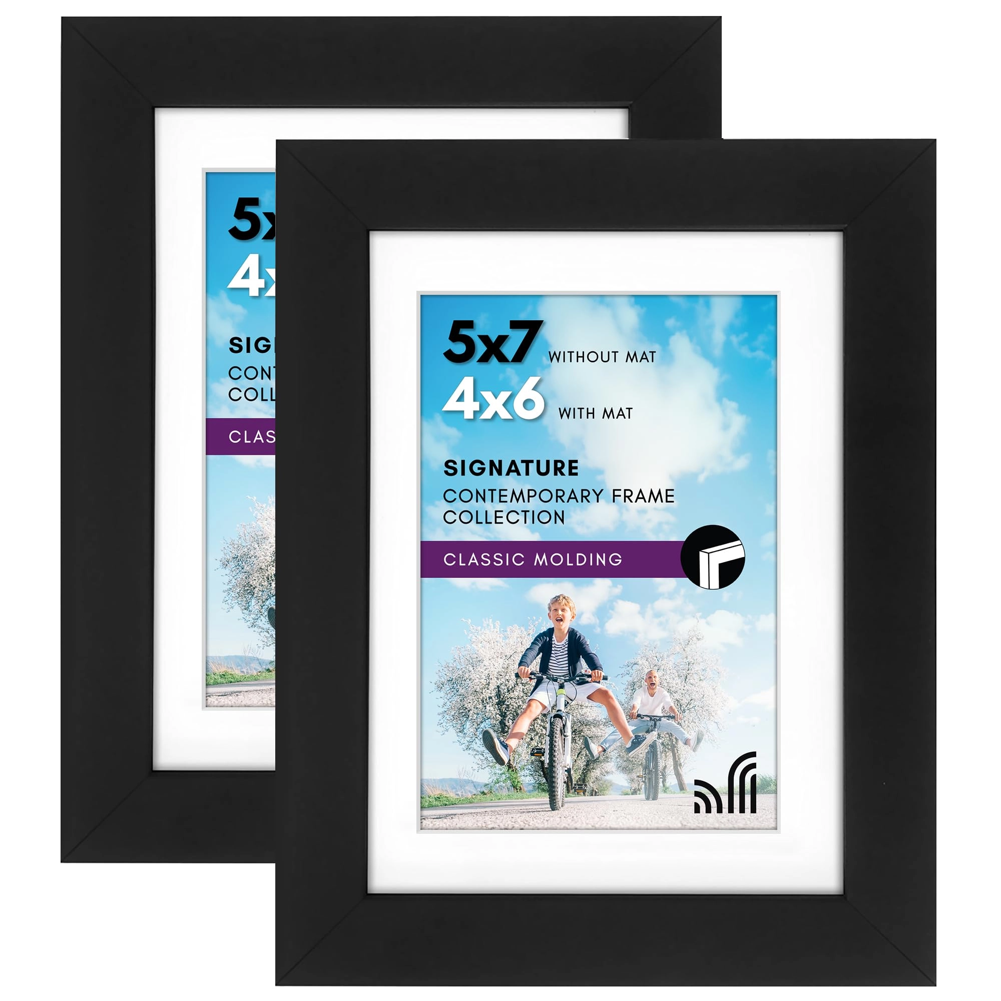 Hinged Picture Frame - 5x7 Two Displays