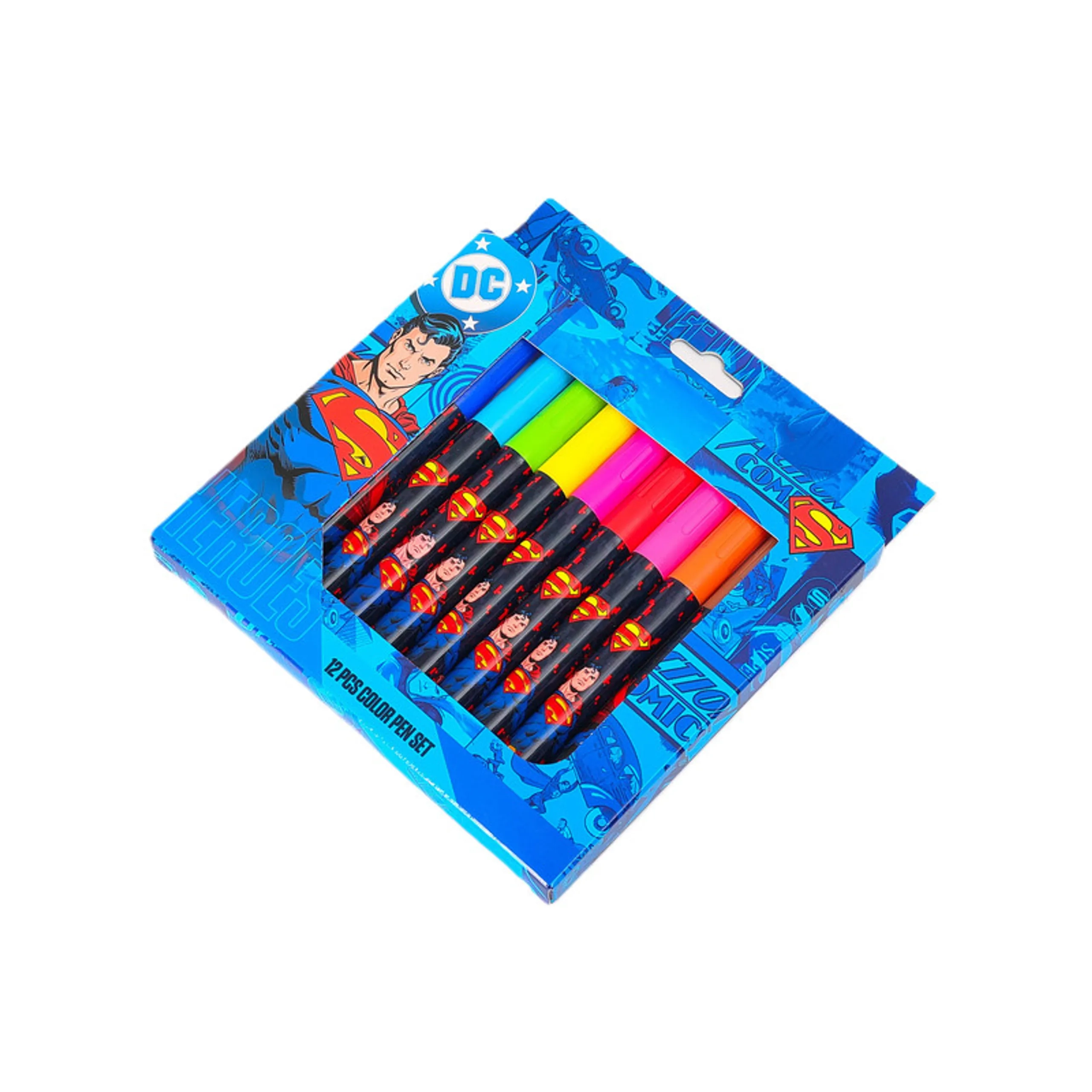 Superpower Marker Pen - 12 Pens Multicolor