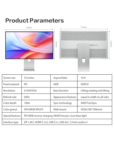 G32P - 32.0 inch 6144 x 3456 Pixels