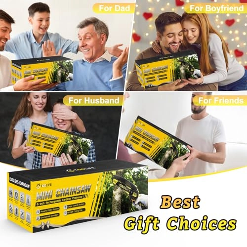 6inch Mini Chainsaw - 2000mAh 21V Battery