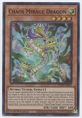 Chaos Mirage Dragon - PHHY-EN013 - 1st Edition