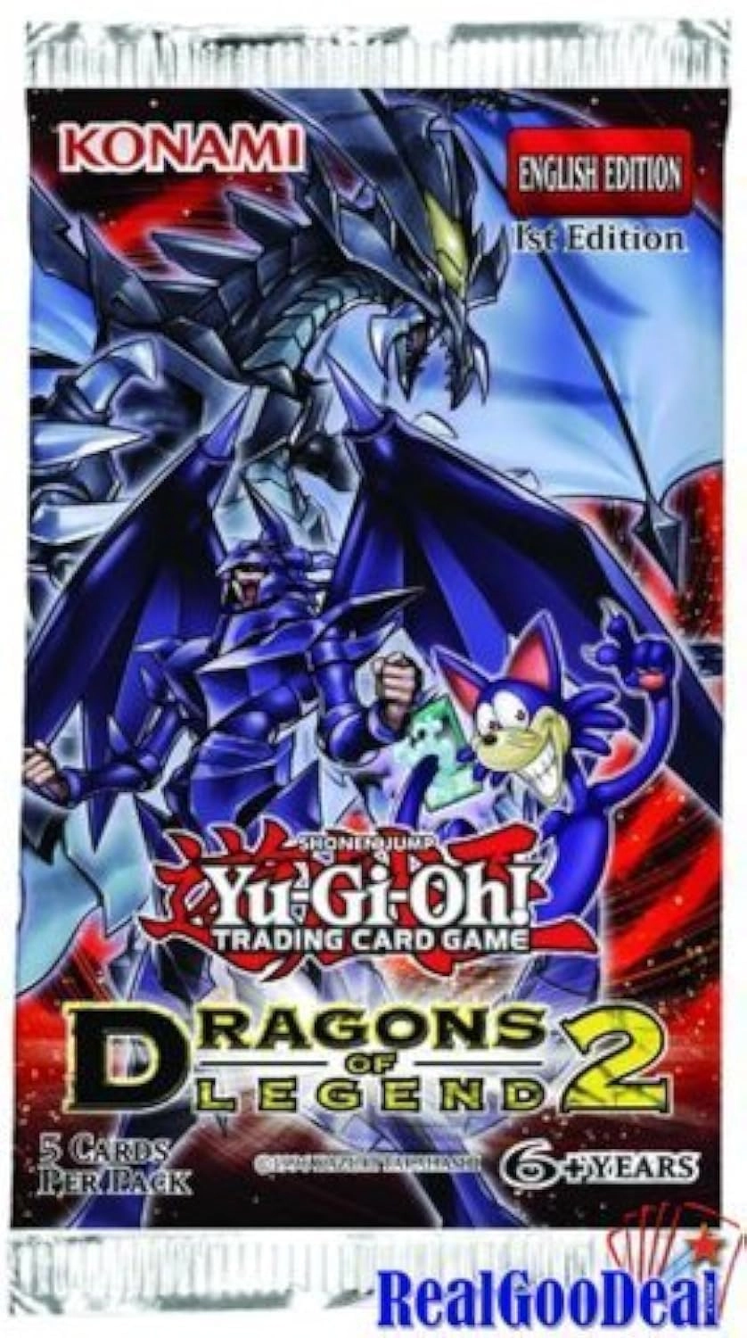 Konami YuGiOh Dragons of Legend 2 - 1st Edition 5pcs