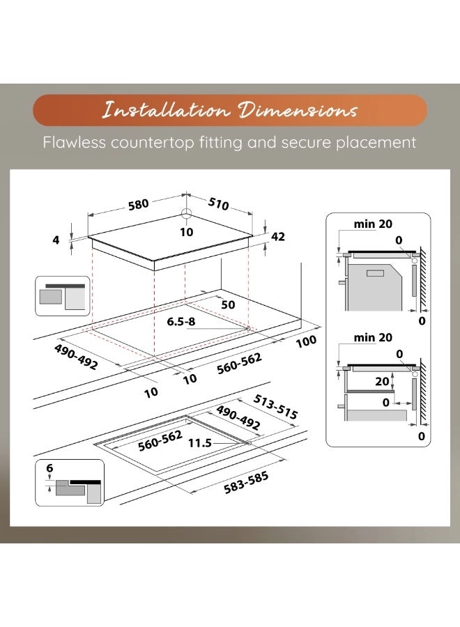 Vitro HR9020B Ceramic hob