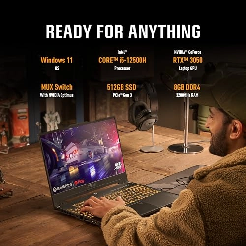 TUF Gaming F15 FX507ZC4-AS51-CA - 15.6'' Core i5-12500H 8GB DDR4 512GB SSD