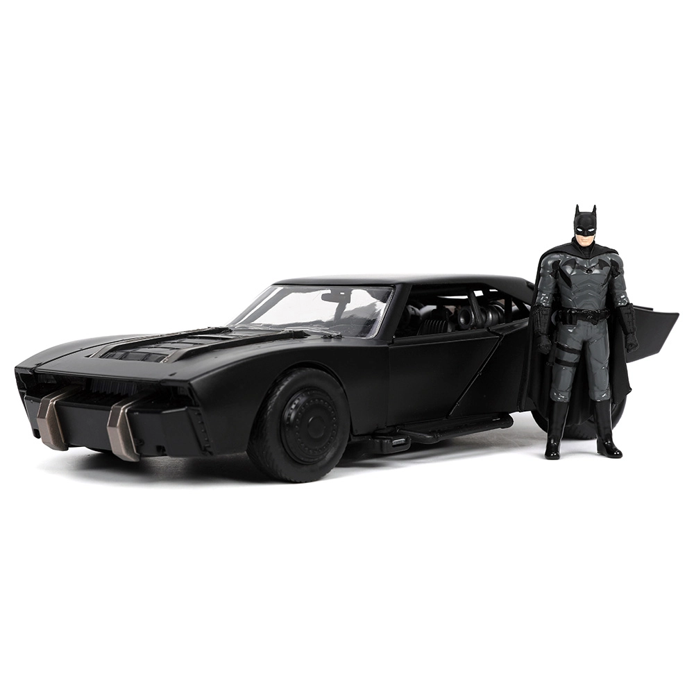 DC The Batman Movie Batman And Batmobile - 1:24