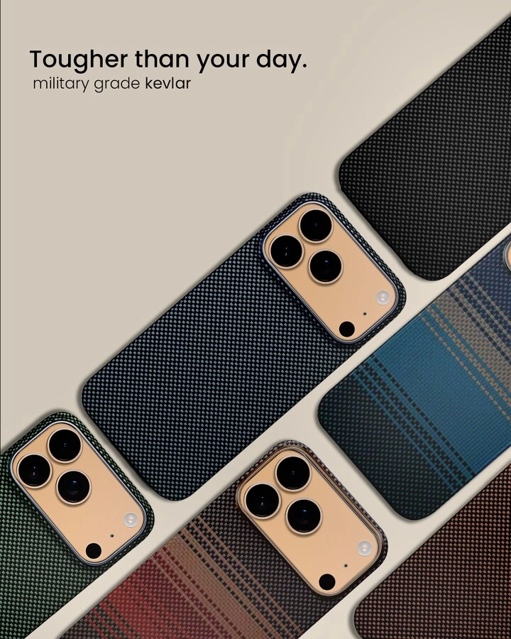 Premium Aramid Fiber (Kevlar) Case Ultra-Slim with MagSafe for iPhone 17 Pro