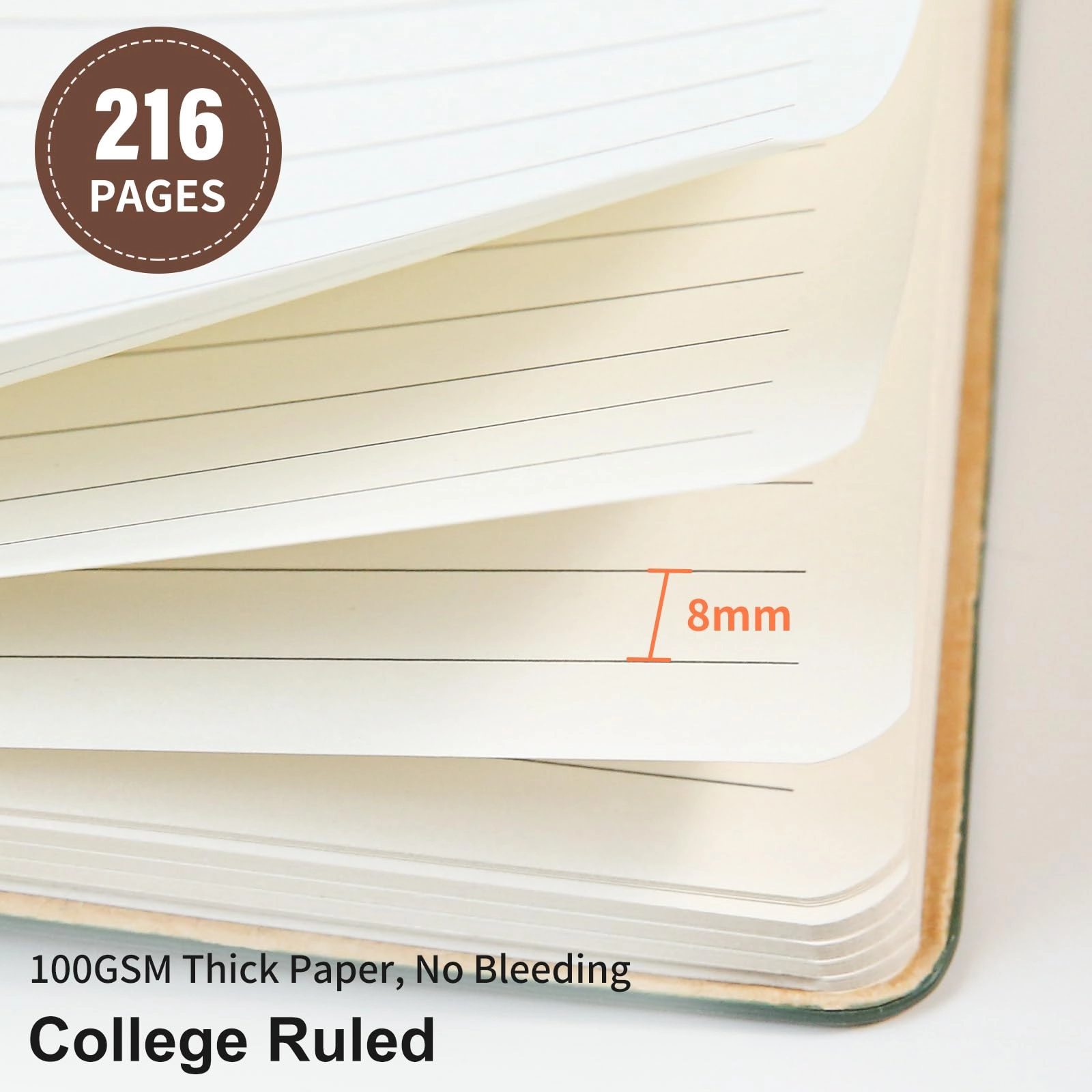 Lined Journal Notebook A5 - Lined 216 Pages