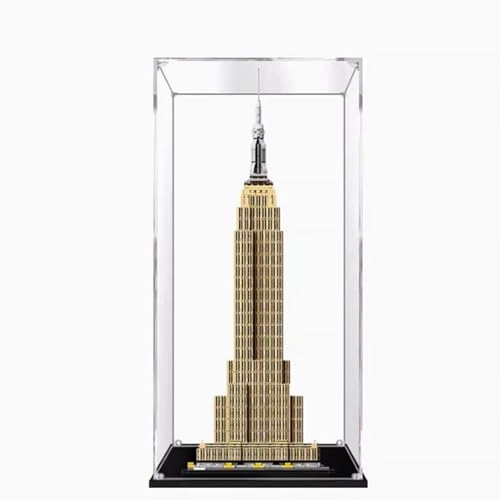 Acrylic Display Box - for 21046 Empire State Building Model 3mm Dustproof
