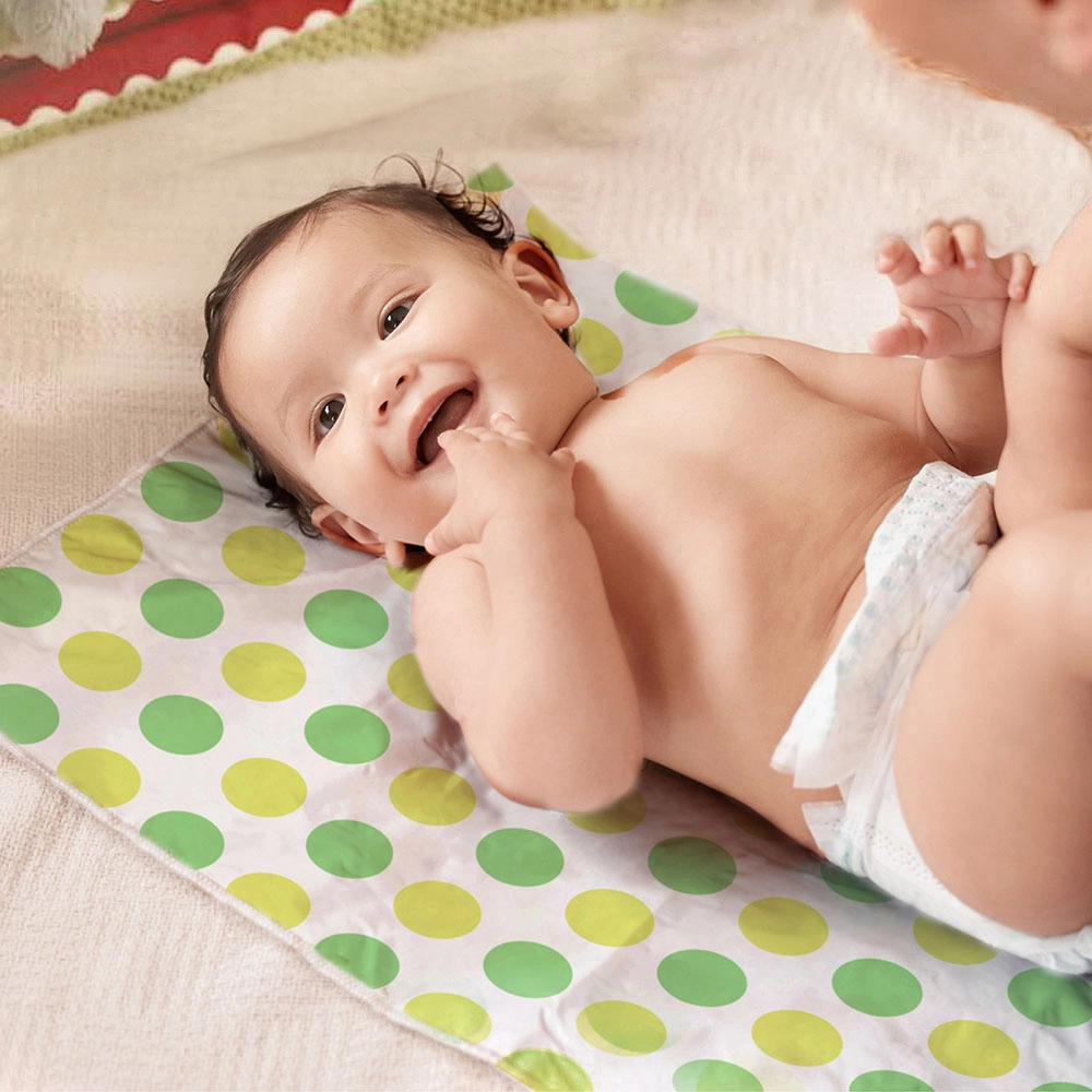 Perky Playmat + Disposable Changing Mat - Jungle Pals 0 month & above