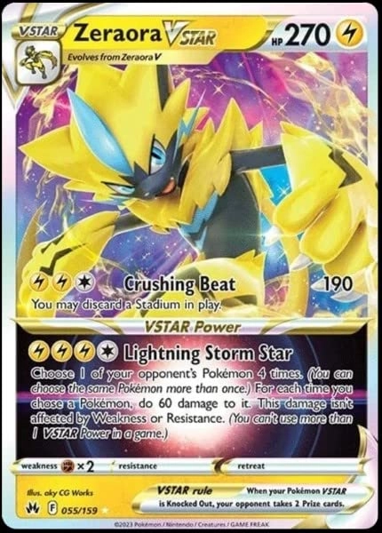 Pokémon Zeraora VSTAR - Single Card