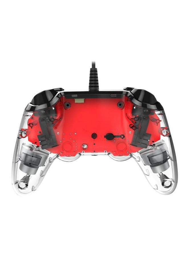 Wired Illuminated Compact Controller (PS4) Red
