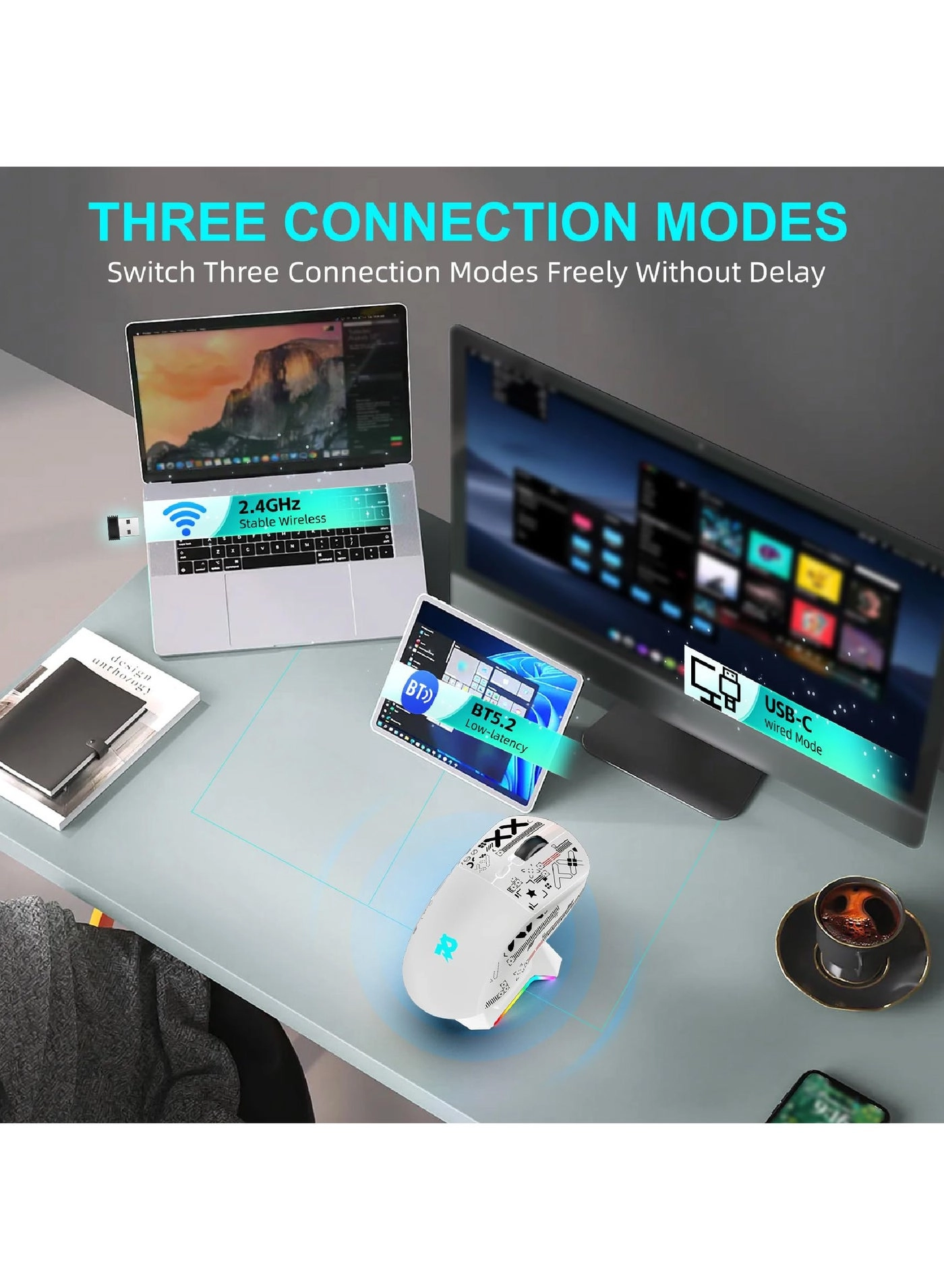 F11 - Tri-mode Bluetooth/2.4Ghz/Wired