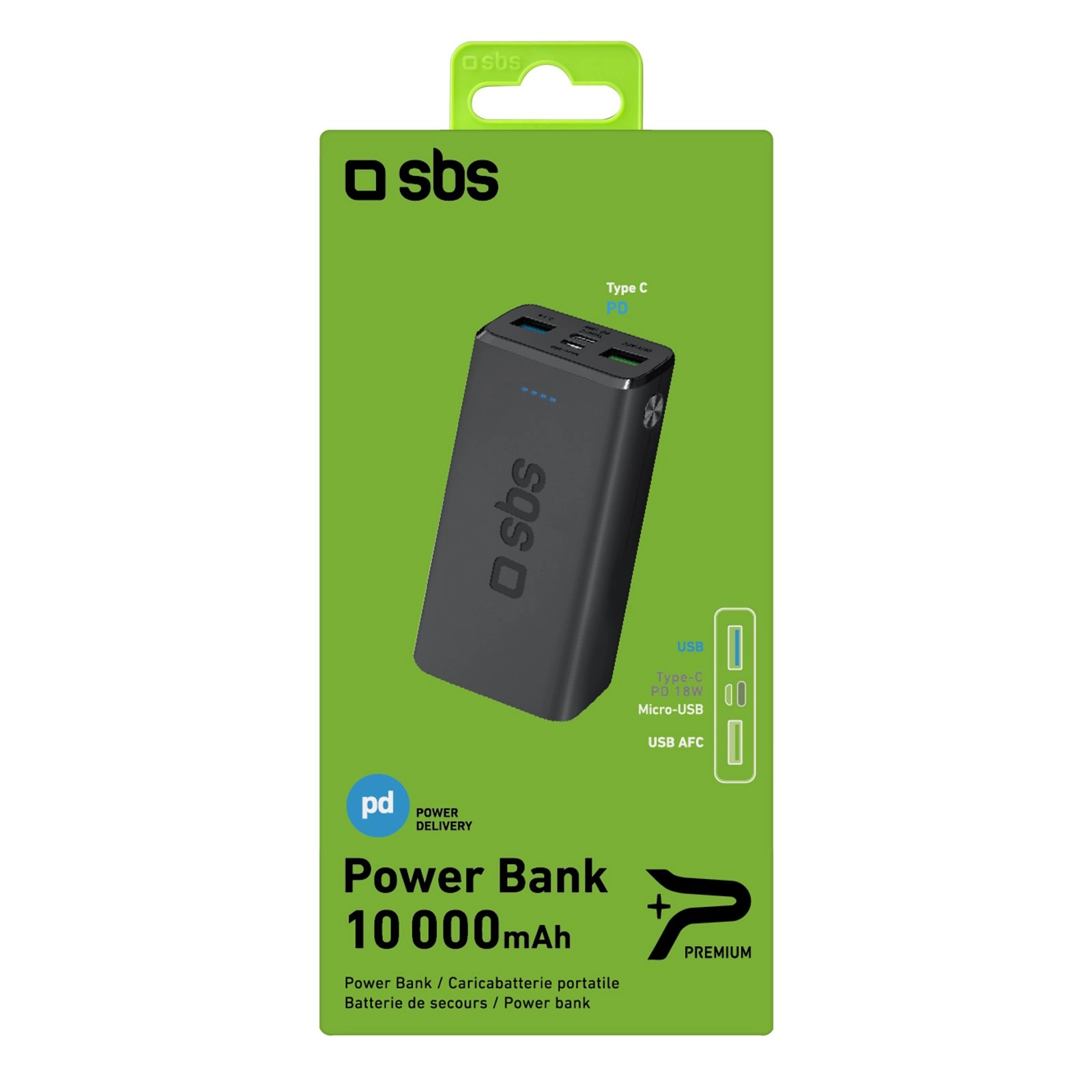 Power Delivery Powerbank - 10000mAh