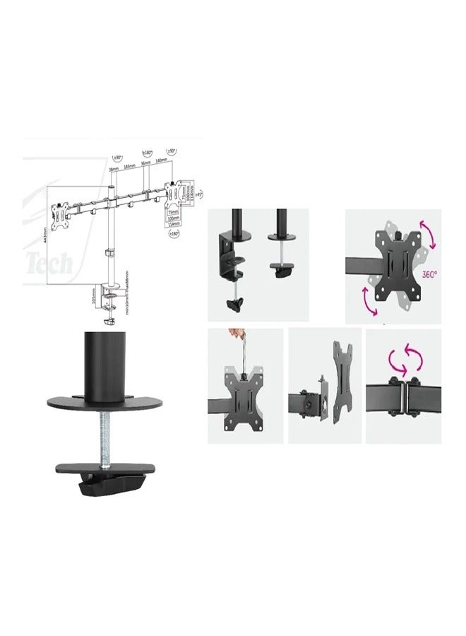 SH 024N - two 13"-32" 100x100mm