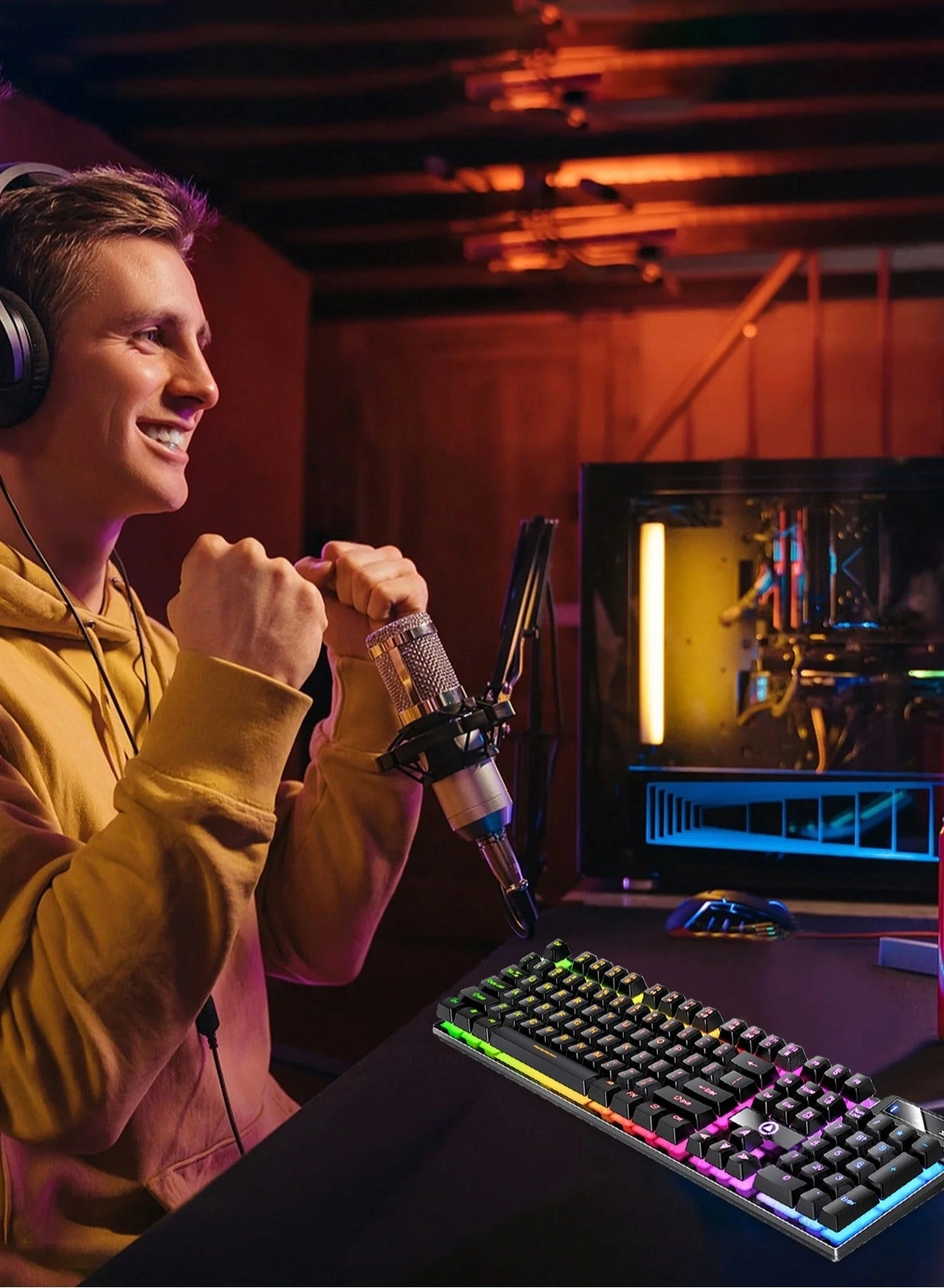 Floating Gaming Keyboard - Wired