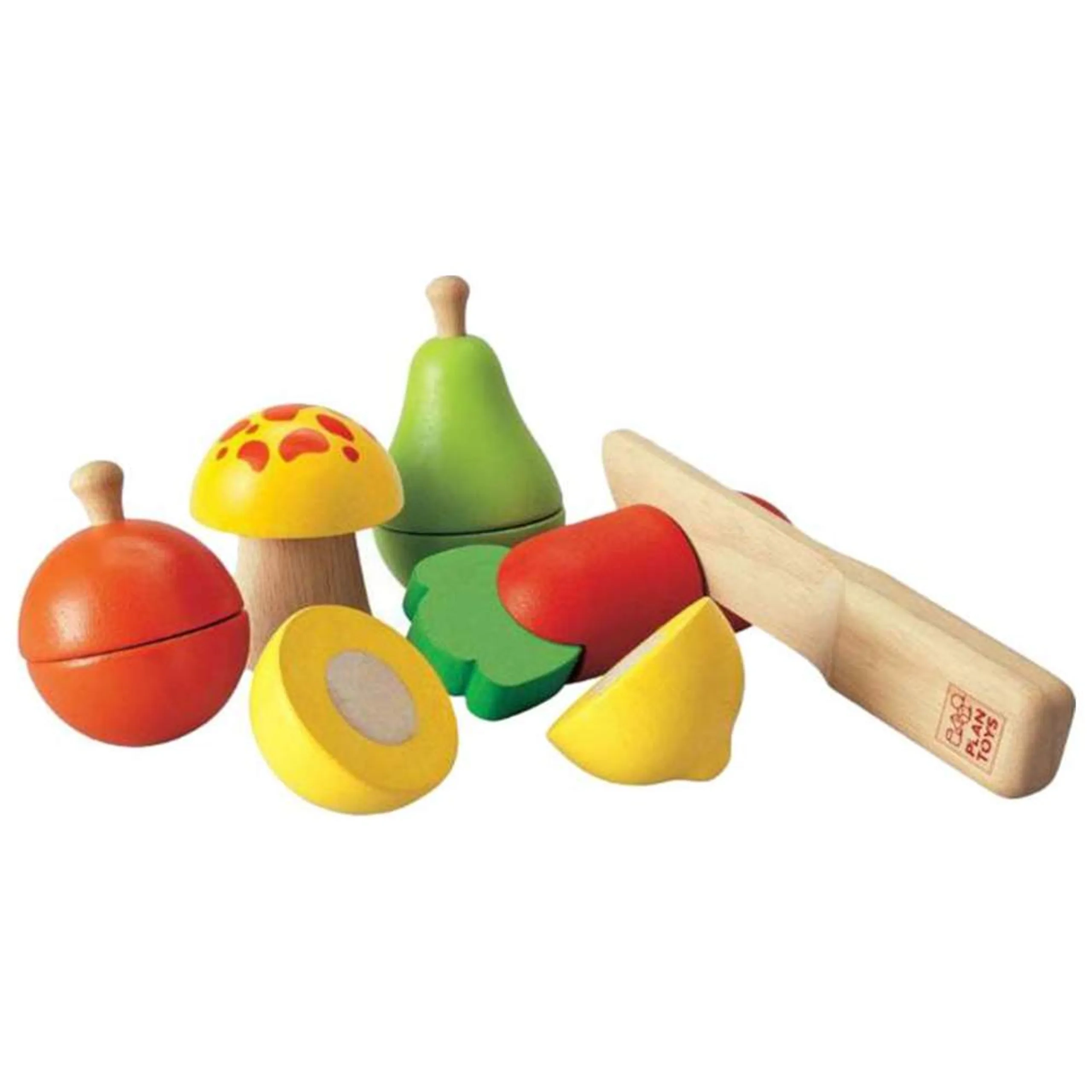 PlanToys Fruit & Vegetable Play Set - 3 +