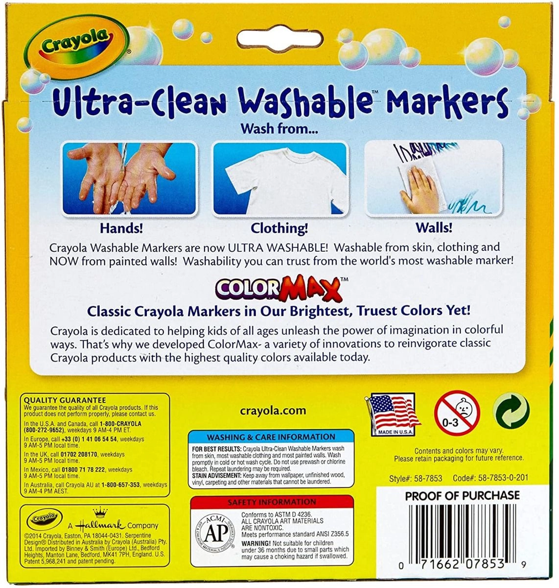 Clicks Retractable Markers - 10 different shades conical tips