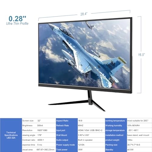 LED-32A - 32 Inches 1920x1080