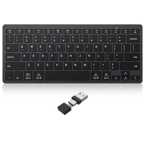 2.4G Wireless Keyboard - USB A & Type C
