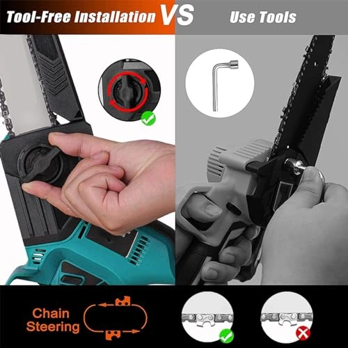 Mini Chain Saw - 8in 21V 1500mAh