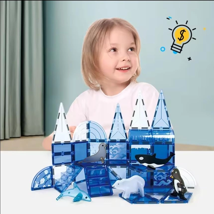 Magnetic Tiles - 3+ 25 pieces