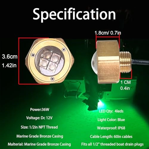 Boat Drain Plug Light