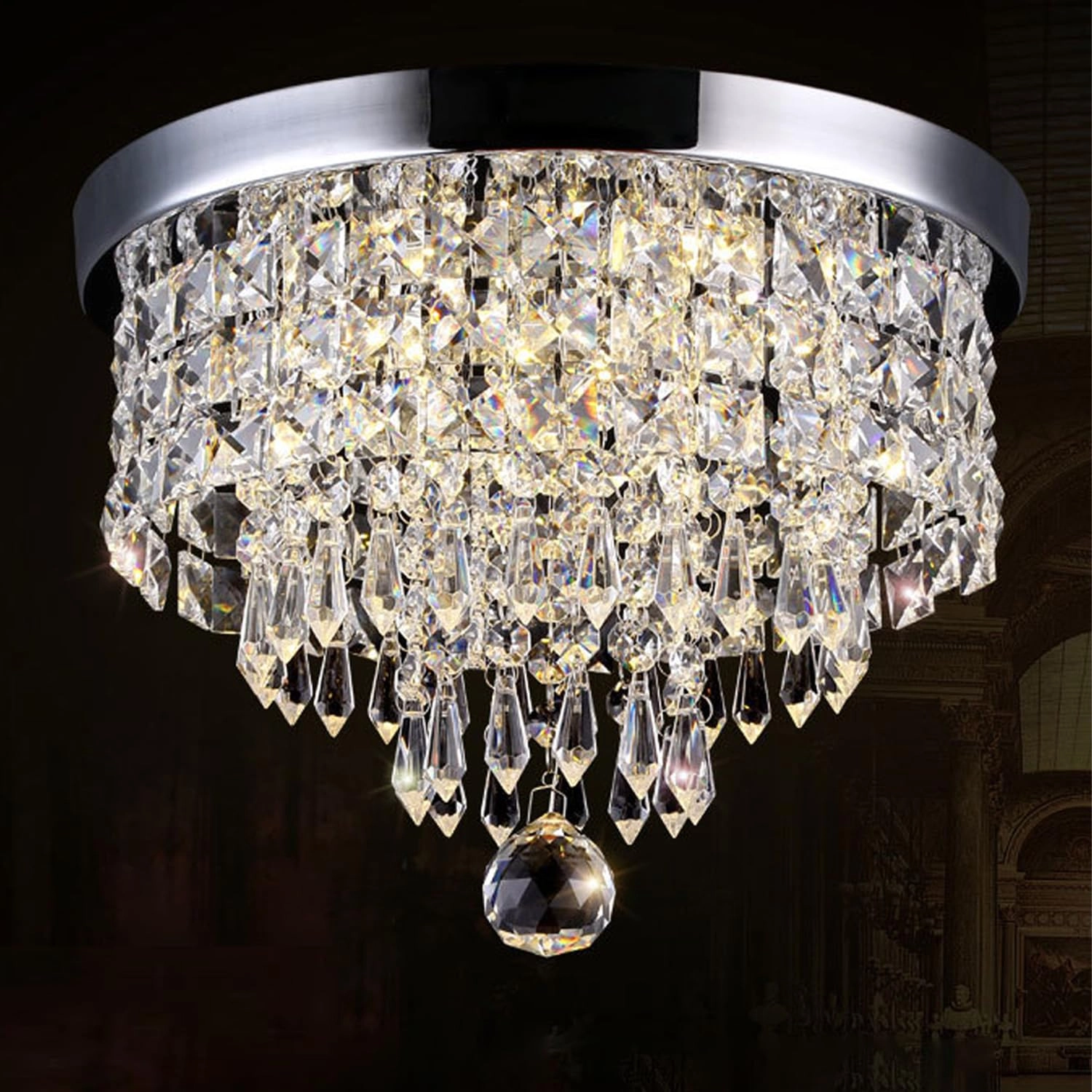 LEDPTS.jP mini crystal pendant light - 3000 Kelvin