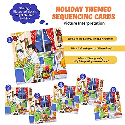 Sequence Cards Holiday - 3 1 pieces