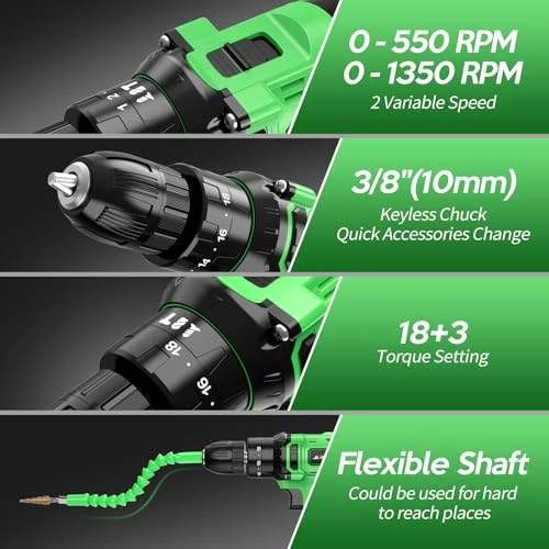 Cordless Drill - 2000mAh