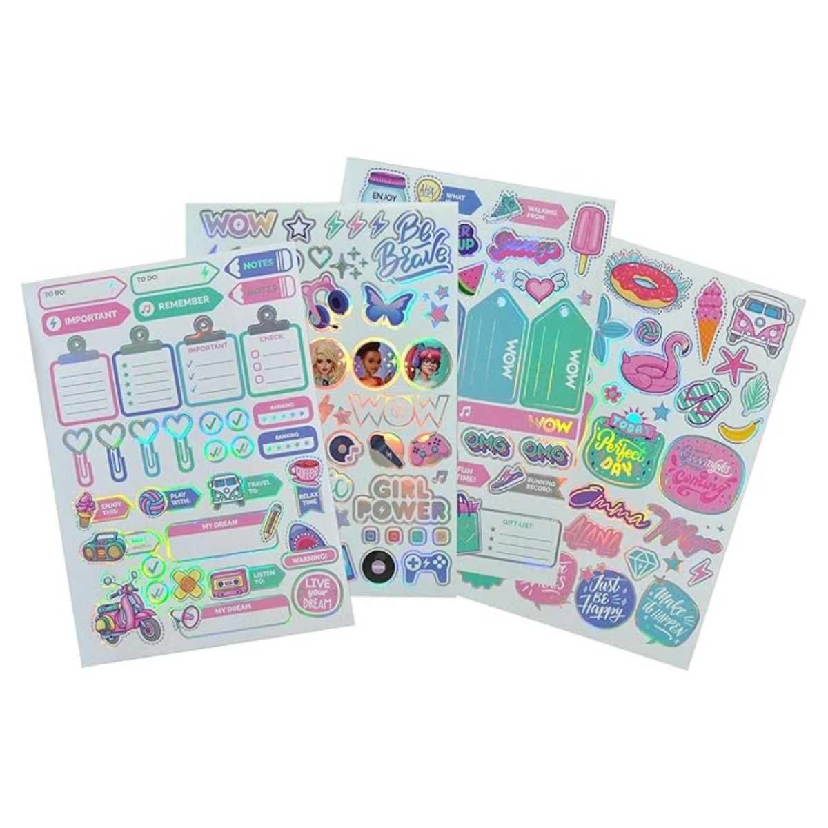Holographic Sticker Book 100 pcs
