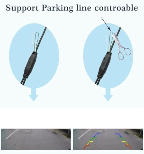 Fisheye Rear View Camera - RCA 720P