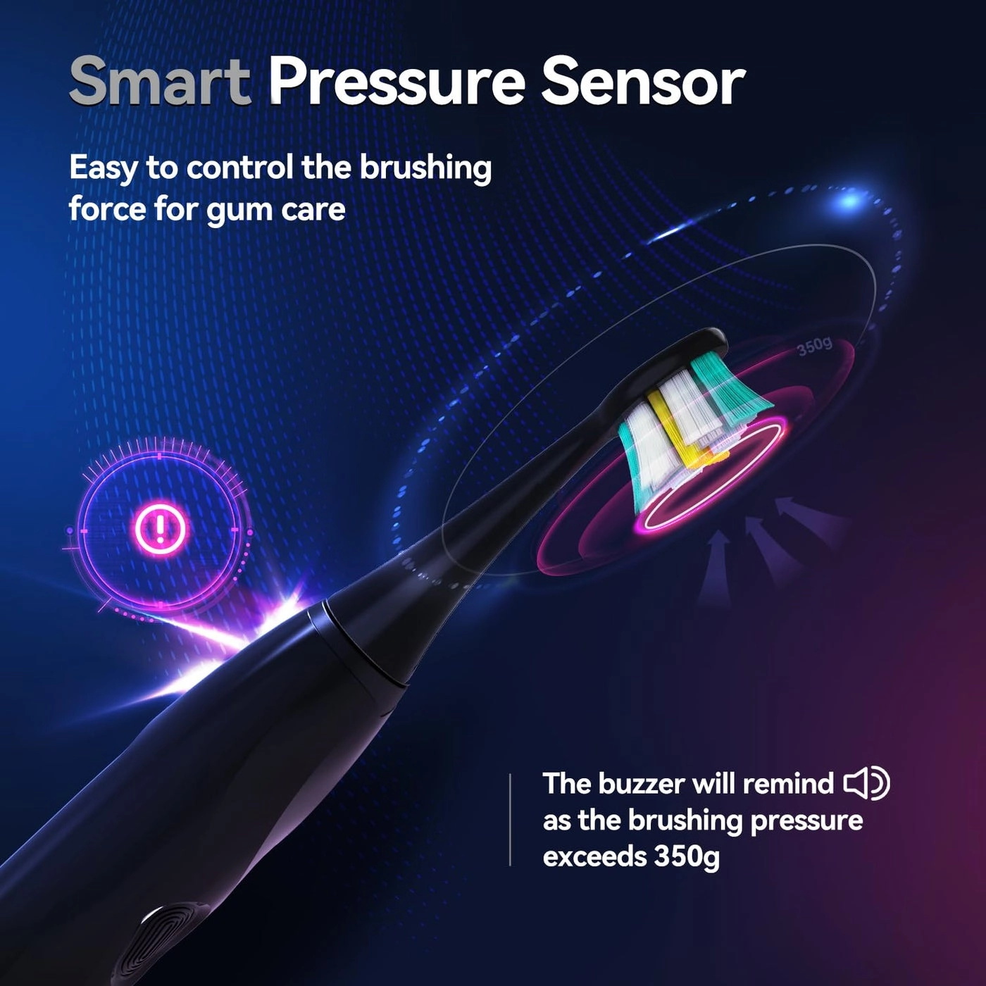 SG-2753 - Ultrasonic Rechargeable 8 Brush Heads 5 Modes