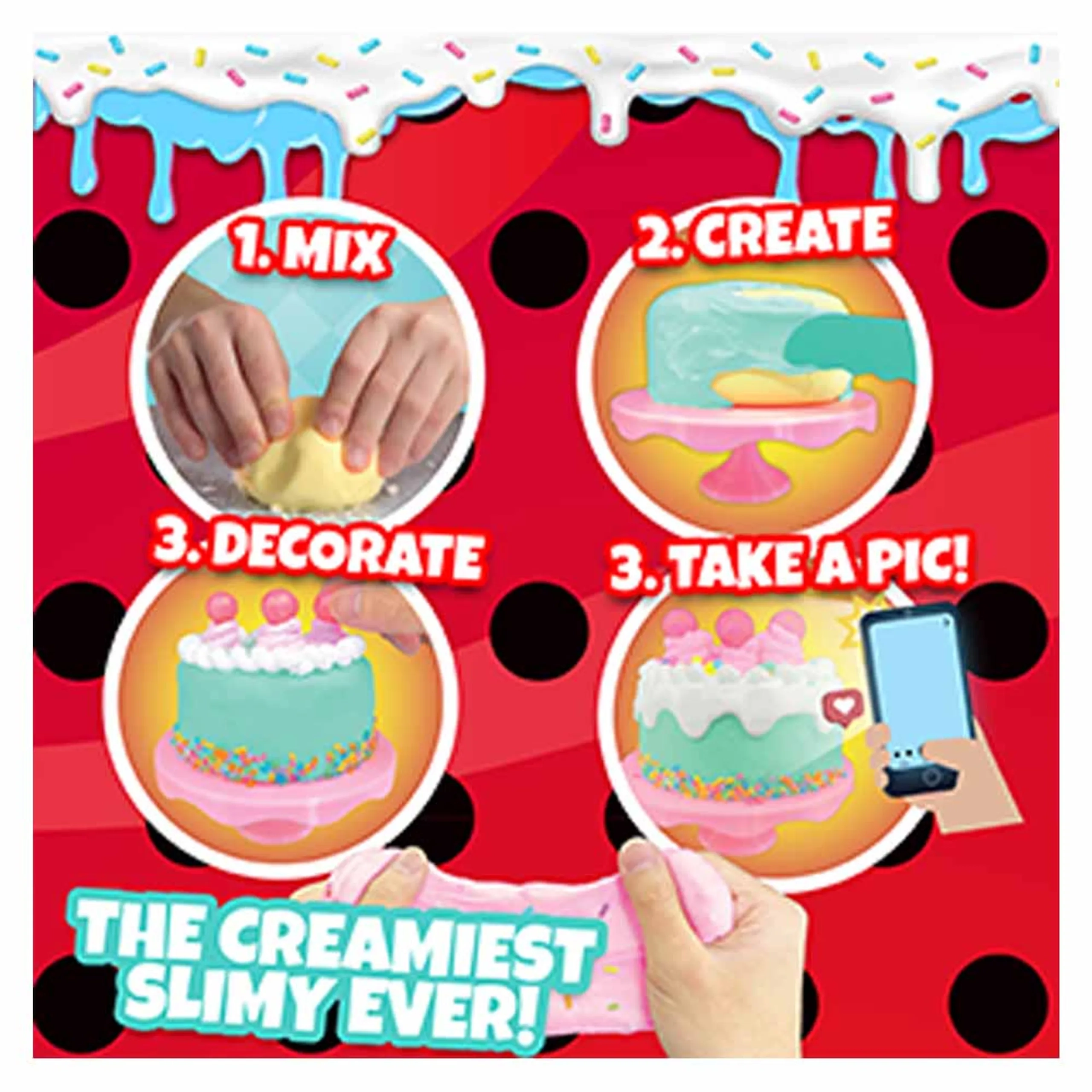 Sprinkle N' Slimy Cake Creations Kit - 5+ years