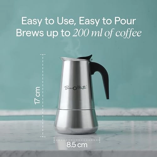 Stovetop Moka Pot - 200ml Induction
