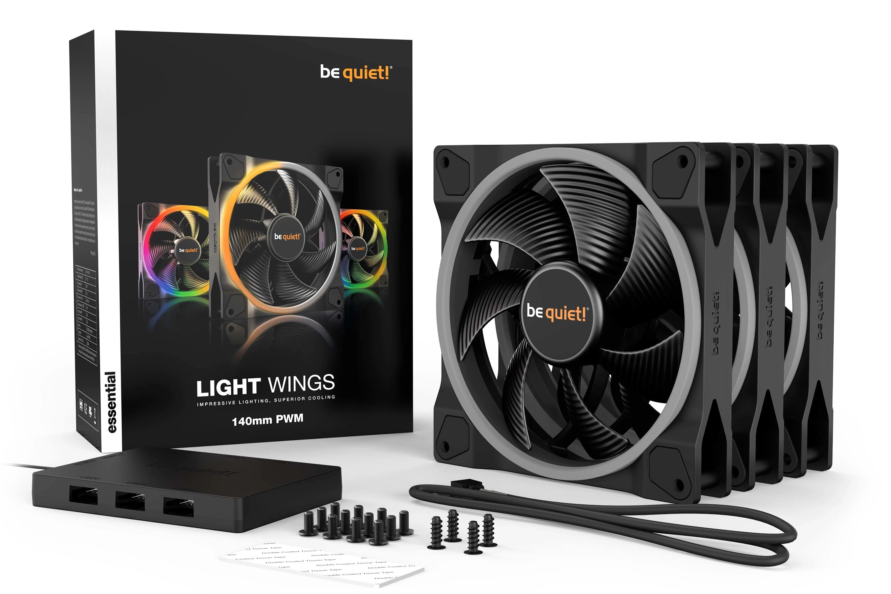 Light Wings - 3 fan(s) 140mm