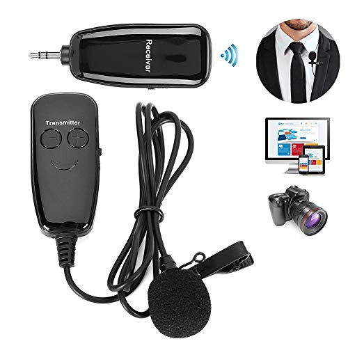 UHF Wireless Lavalier Lapel Microphone Wireless+USB Microphone