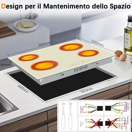 NTC-D46001-W-DE Ceramic hob