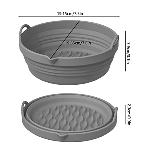 Air Fryer Silicone Pot - silicone 2 Pcs