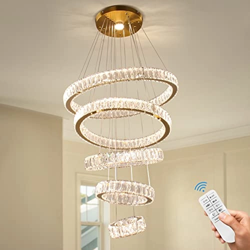 5 Rings Pendant Light - Cool White/Warm White/Natural White Dimmable
