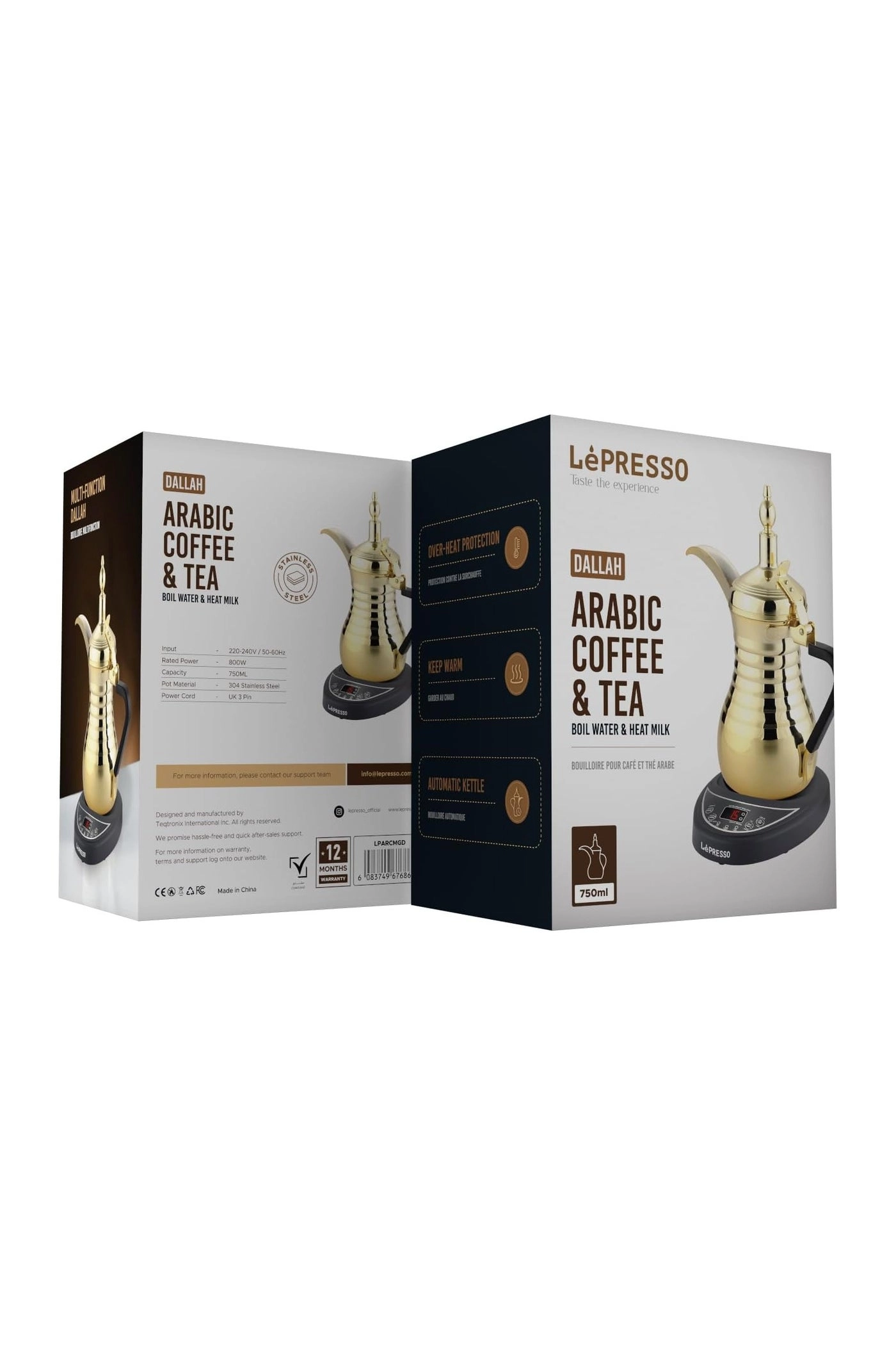 LPARCM - 750ml 304 Stainless Steel